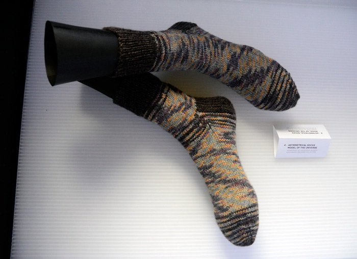 John Shipman, Asymmetrical Socks Model of the Universe, 2013