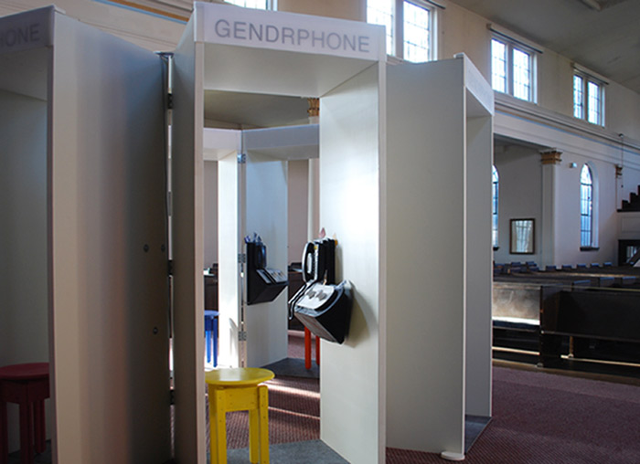 John Shipman, GendRphone booths for Listening to Love, 2011