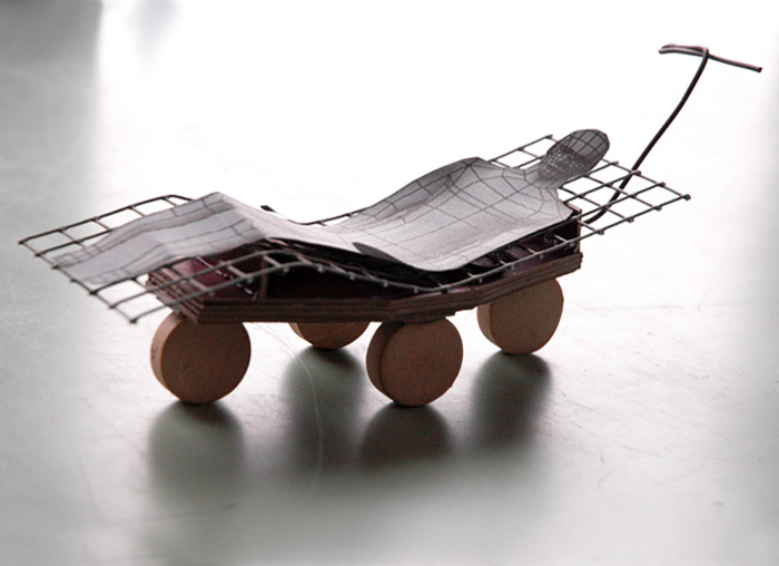 John Shipman, prototype for Caverne 20012's LookUP carts, 2012
