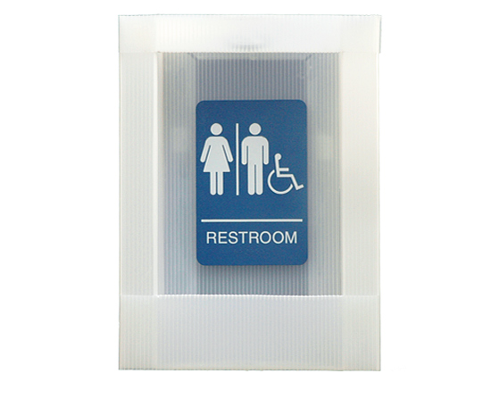 Washroom sign, Museum of Gender Archaeology, 2011
